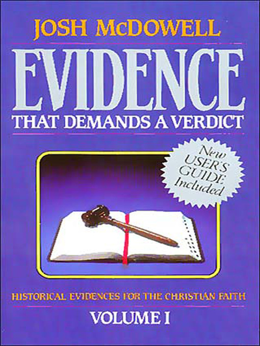 Title details for Evidence that Demands a Verdict, eBook by Josh McDowell - Available